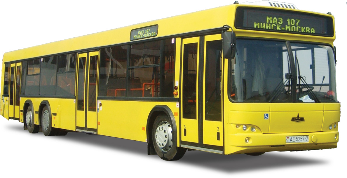 MAZ 107 Gradski niskopodni autobus za prevoz povećanog broja putnika