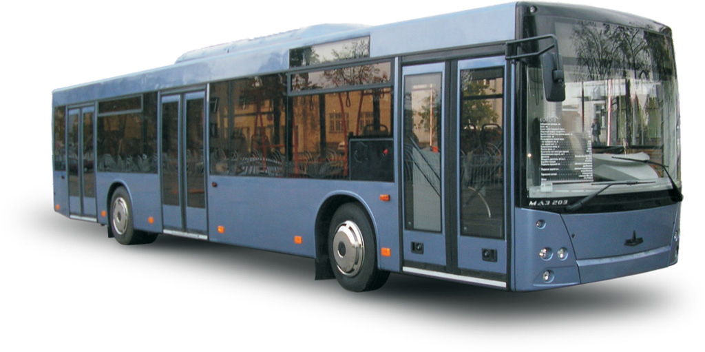 MAZ 203 City
MAZ 2031 Suburban
Low floor buses for city and suburban routes